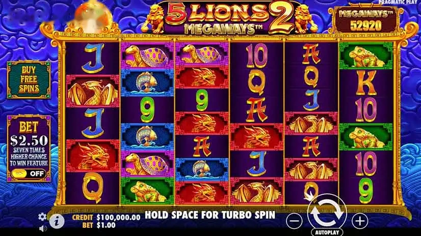 Imagem de 5 Lions Megaways