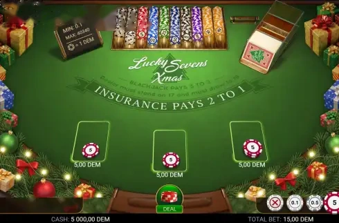 Imagem de Blackjack Lucky 7s Xmas