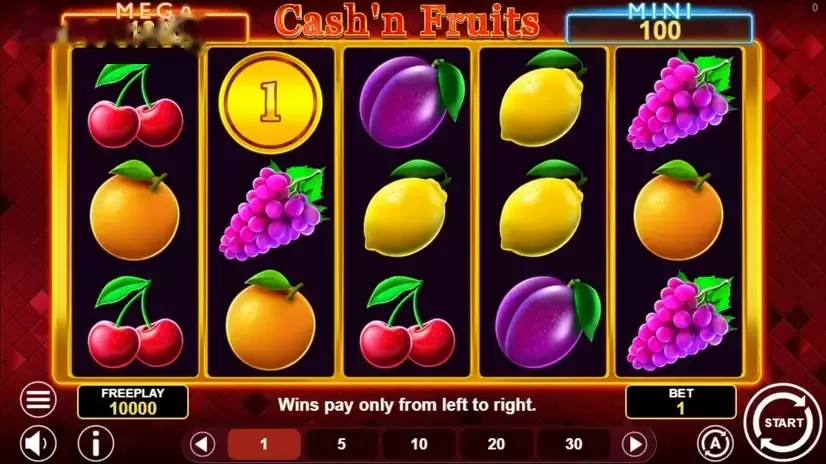 Imagem de Cash'n Fruits Hold and Win