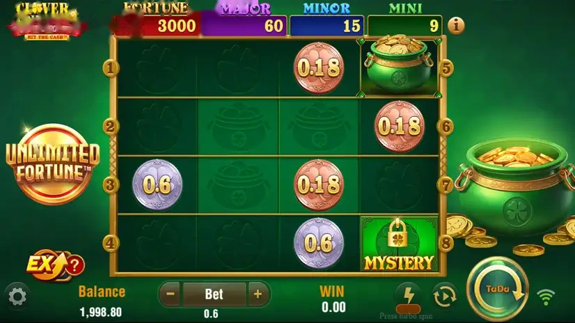 Imagem de Clover Coins 4x4 Unlimited Fortune