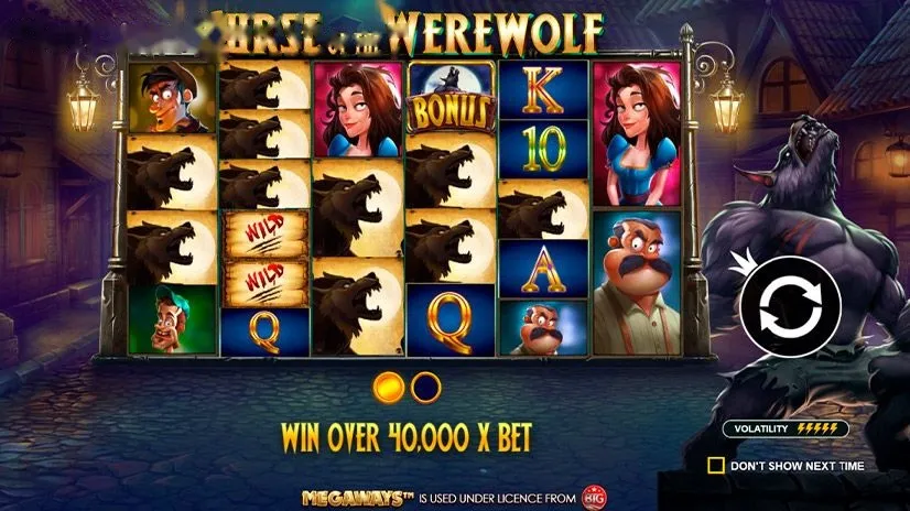 Imagem de Curse of the Werewolf Megaways