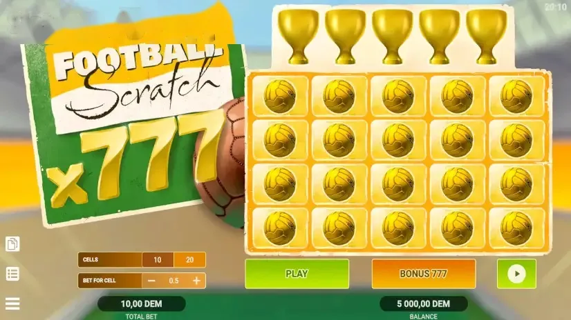 Imagem de Football Scratch (Evoplay)