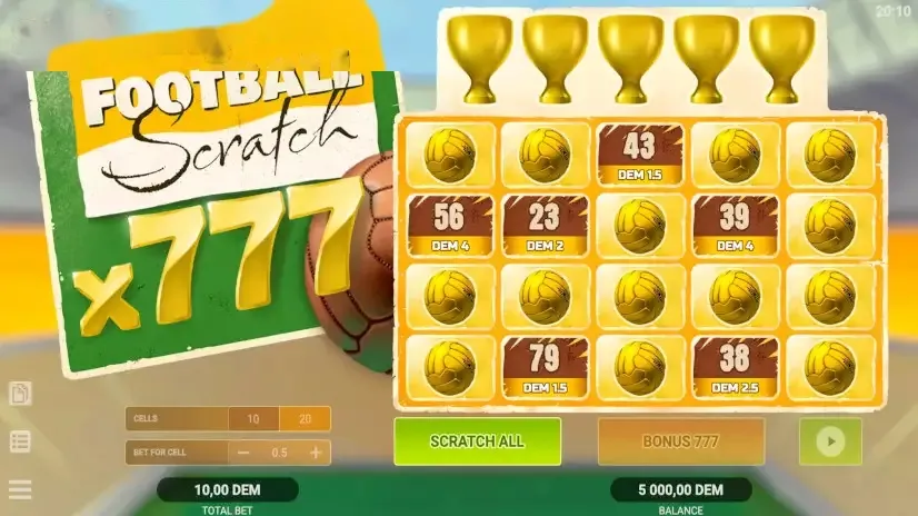 Imagem de Football Scratch (Evoplay)