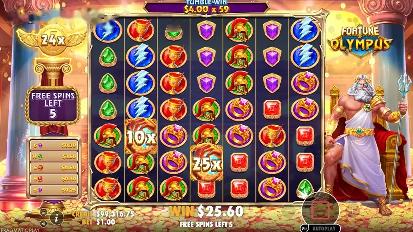 Imagem de Fortune of Olympus (Pragmatic Play)