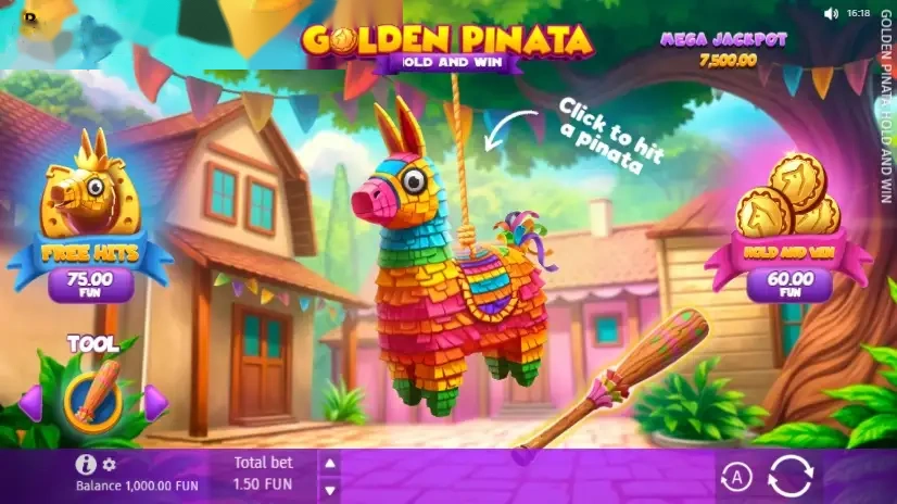 Imagem de Golden Pinata Hold & Win