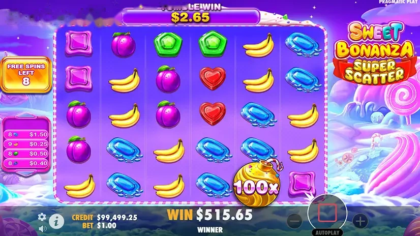 Imagem de Sweet Bonanza Super Scatter