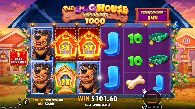 Imagem de The Dog House Megaways 1000