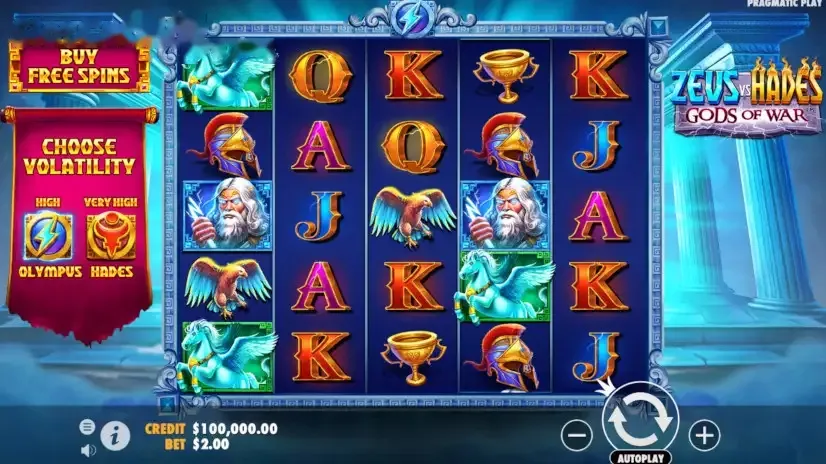 Imagem de Zeus vs Hades - Gods of War
